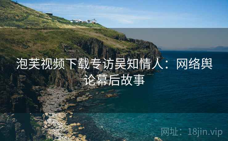 泡芙视频下载专访吴知情人：网络舆论幕后故事