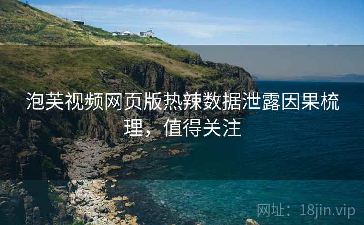 泡芙视频网页版热辣数据泄露因果梳理，值得关注