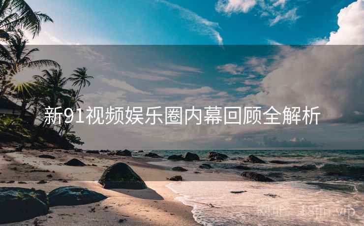 新91视频娱乐圈内幕回顾全解析